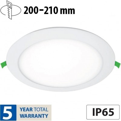 Στεγανό Φωτιστικό LED Στρογγυλό Χωνευτό 16W 230V 1300lm 4000K Λευκό Φως Ημέρας IP65 99LED616IP65